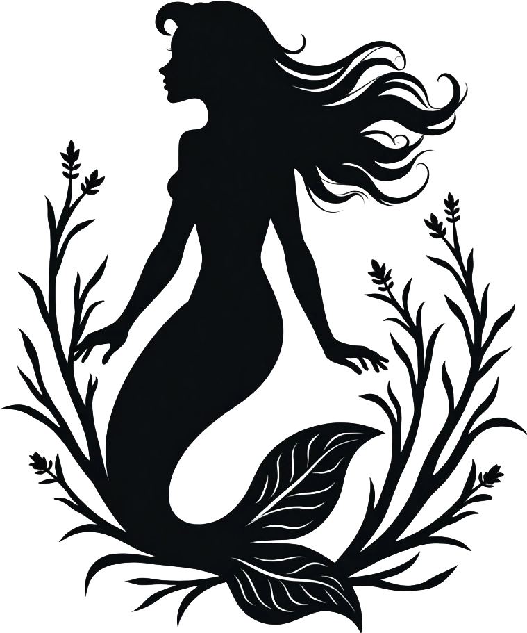 Enchanted Mermaid Silhouette